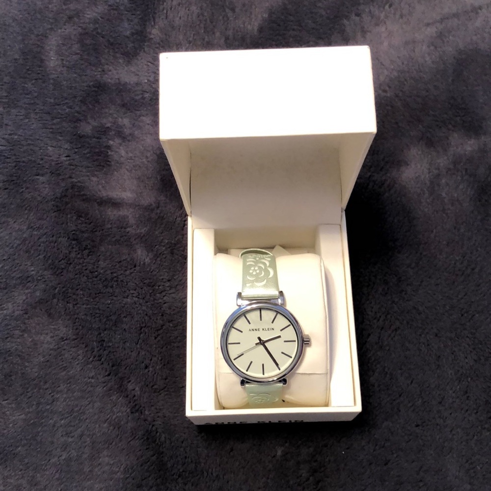 Anne Klein Genuine Leather Watch